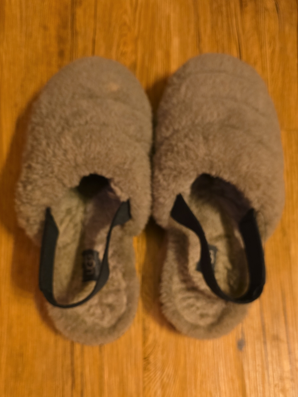 UGG Grey Slip On Mule Slipper Sz 8